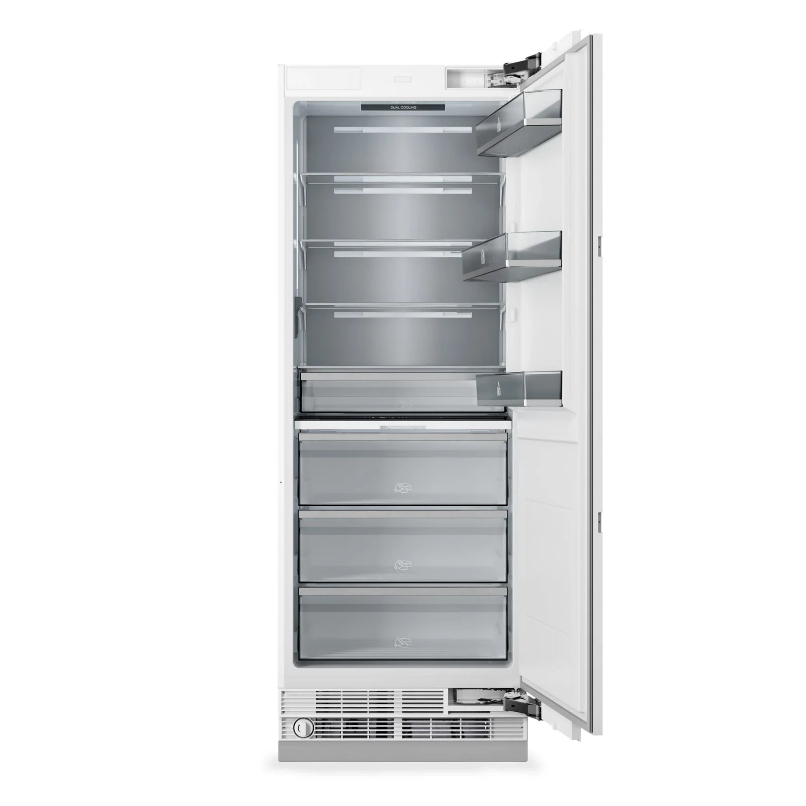 Thor Kitchen 30-Inch Built-In Refrigerator Column in Stainless Steel Panel Ready - XRF30CRF-SS