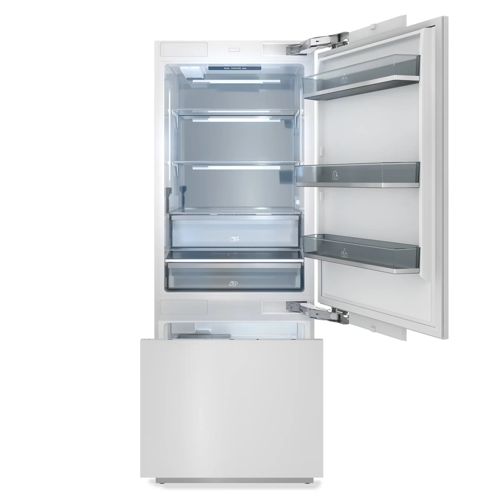 Thor Kitchen 30-Inch Built-In Bottom Mount Refrigerator Panel Ready - XRF3016BBP-SS