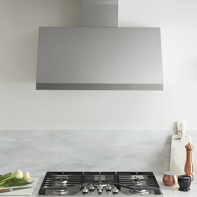 GE 30 Inch 590 CFM Wall Mount Range Hood - CVW93012M2SS Open Box (NEW)