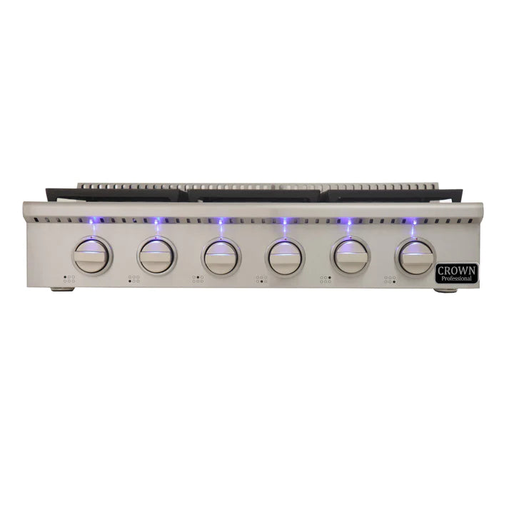 ART3601 Crown Professional 36 Inch Best Gas Range Top Canada - RenoShop