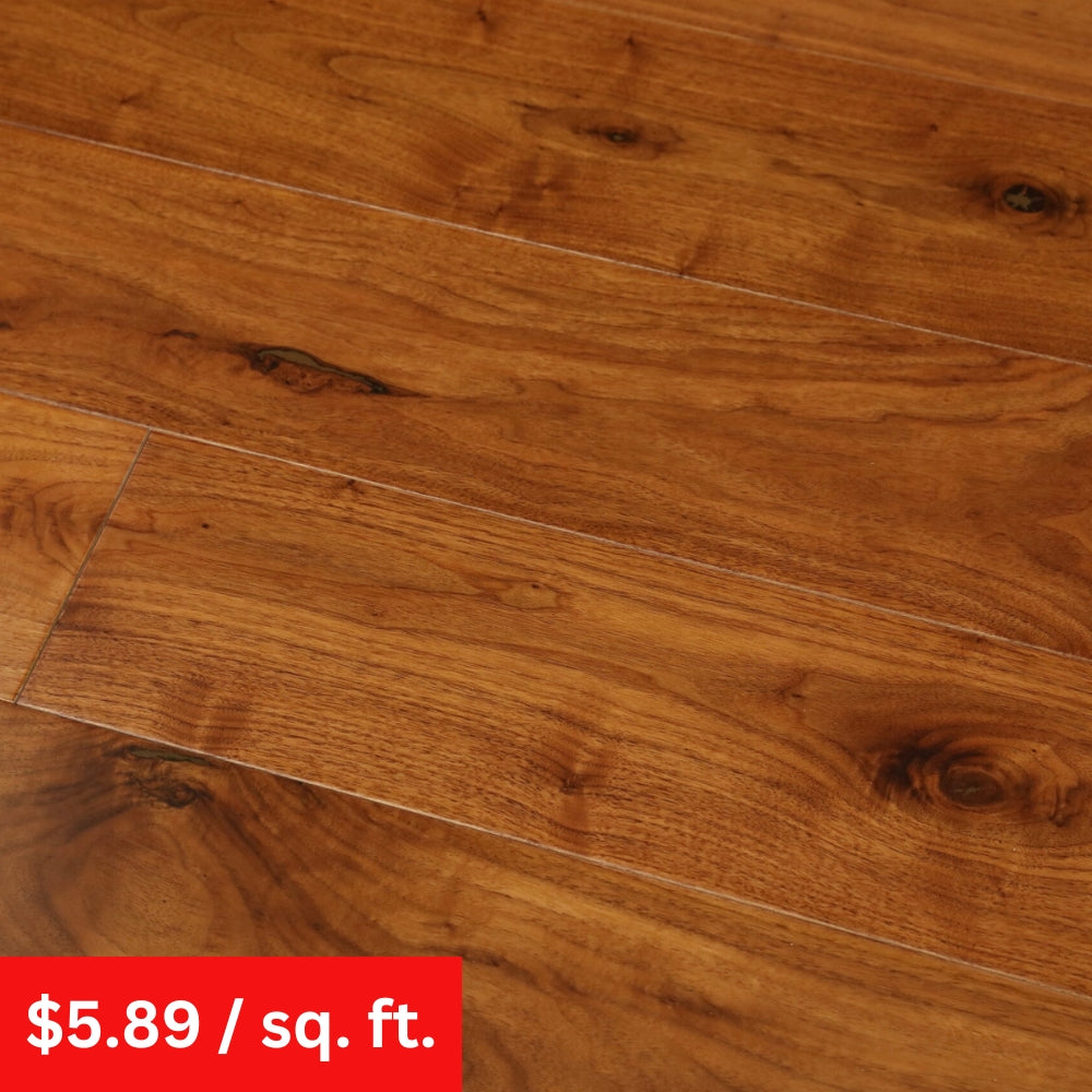 Black Walnut Natural Engineered Wood Flooring