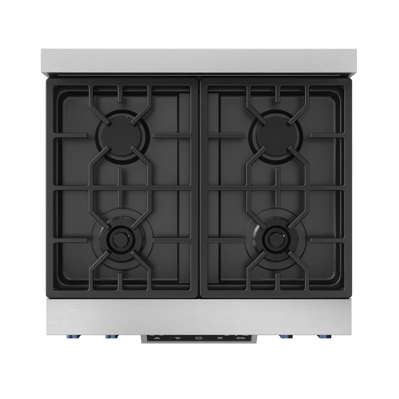 Thor Kitchen Gordon Ramsay Series 30-Inch Professional Liquid Propane/Gas Range with Tilt Panel Touch Control in Stainless Steel with Navy Blue Trim RSG30-BLU/RSG30LP-BLU