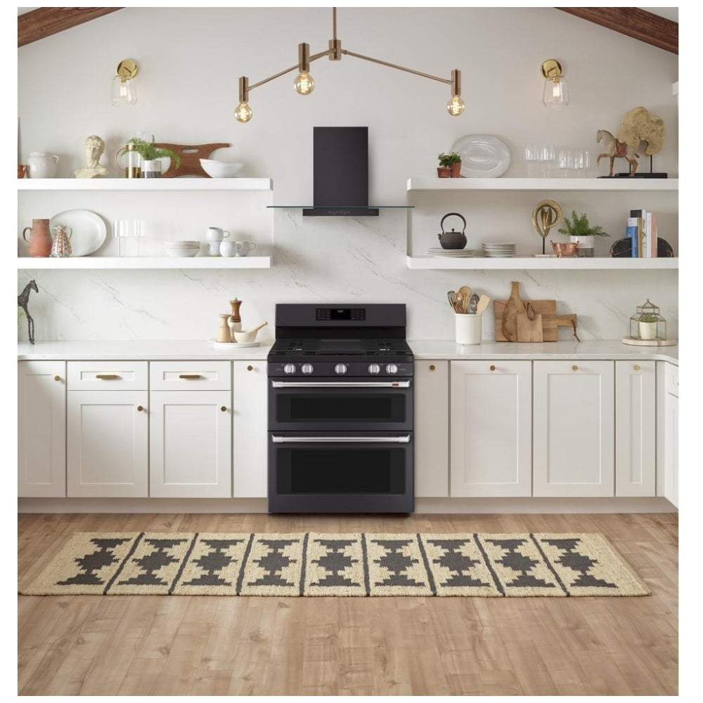 Café  30" Wall-Mount Glass Canopy Chimney Hood CVW73013MDS