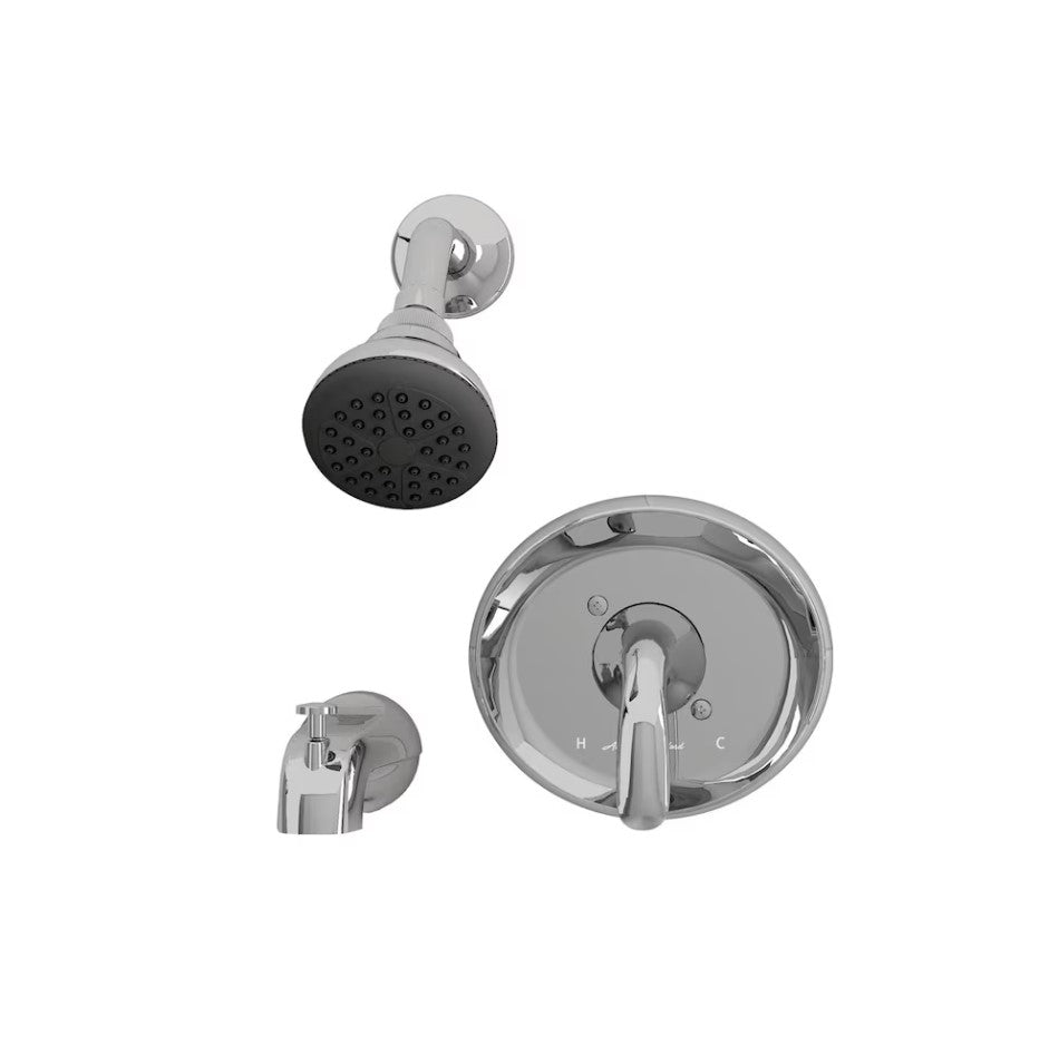 American Standard Cadet Single Handle Tub and Shower Faucet in Chrome 9091512.002