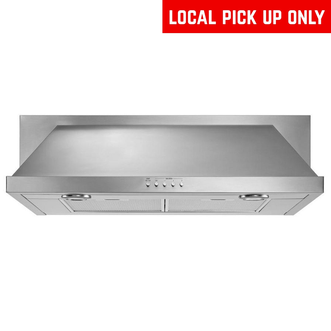 Whirlpool 30 inch Convertible 400 CFM Stainless Steel Under Cabinet Range Hood UXT5530AAS - Open Box (NEW) - - Whirlpool