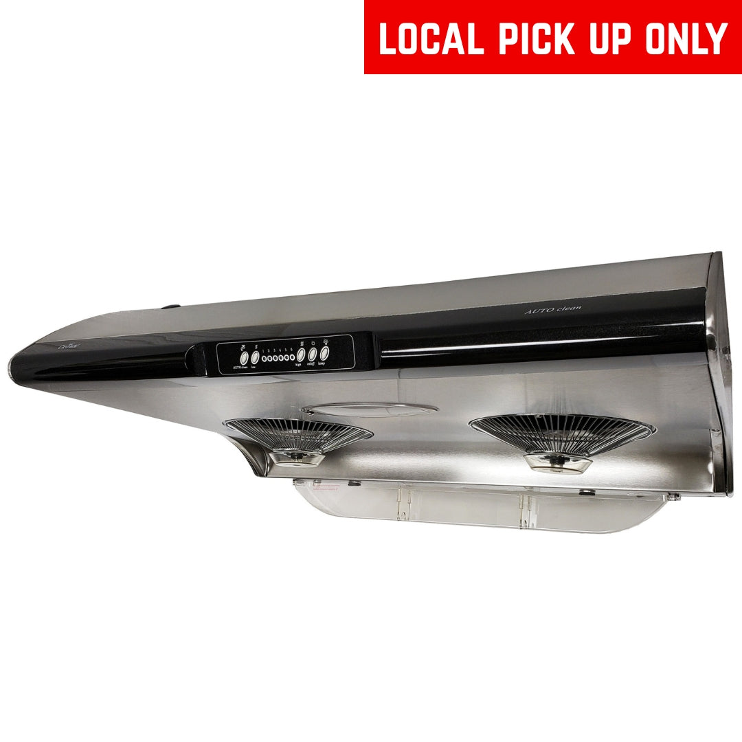 30" 750 CFM Hotte de cuisinière en acier inoxydable à nettoyage automatique sous armoire AFG-AC/SS