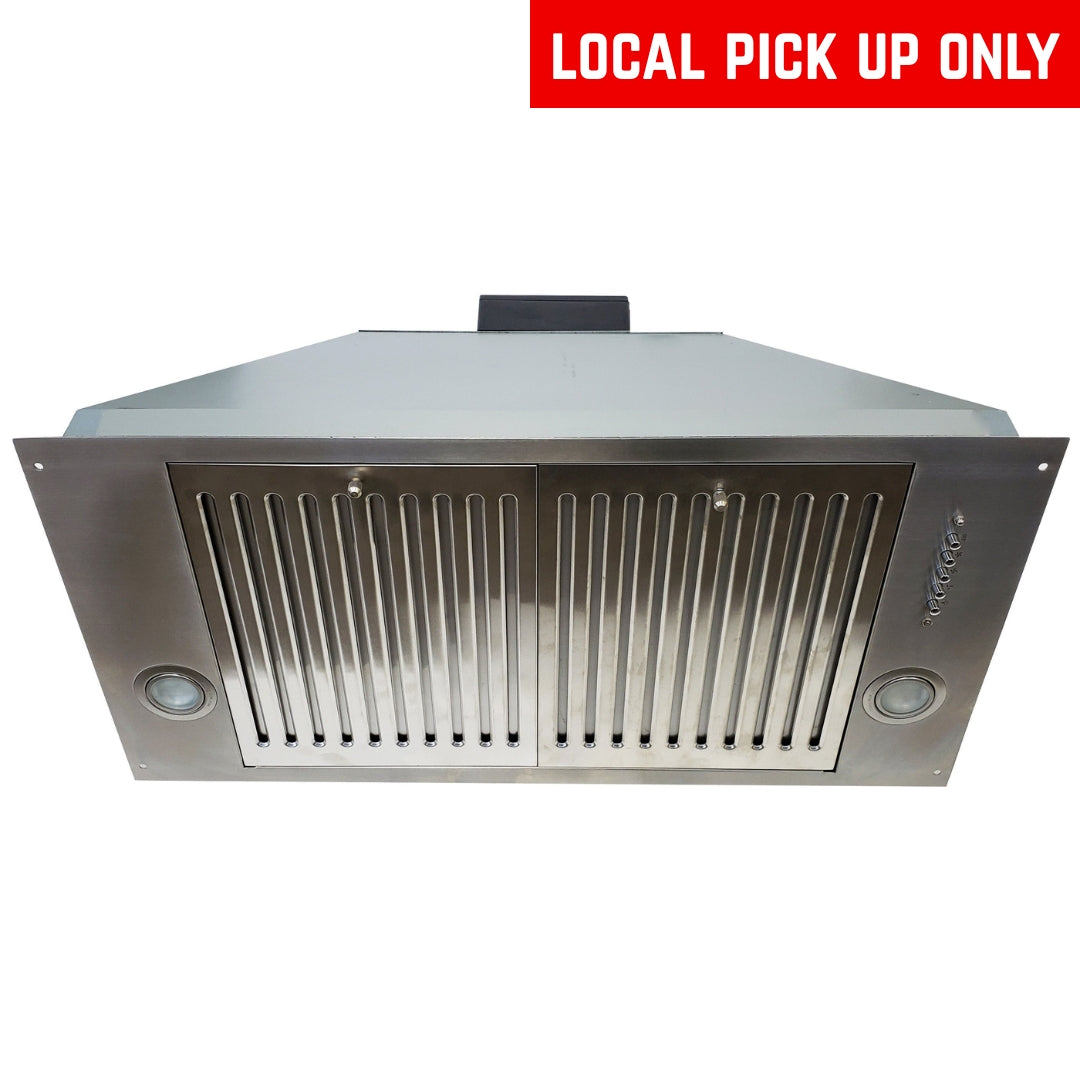 Hotte de cuisinière professionnelle encastrable 30" 750 PCM PRO-INS30N1