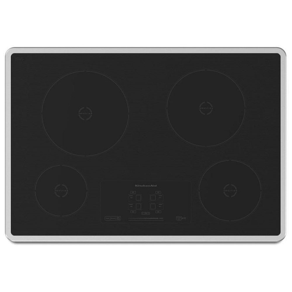 KitchenAid 30 Inch Induction Cooktop with 4 Burners KICU500XSS - Open Box