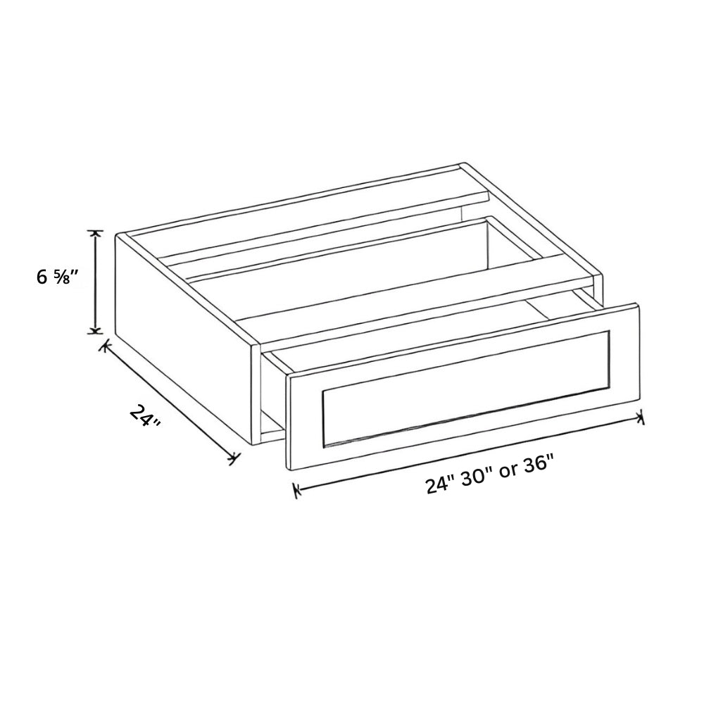 24" Modern Style Bathroom Vanity Knee Drawer VKD24