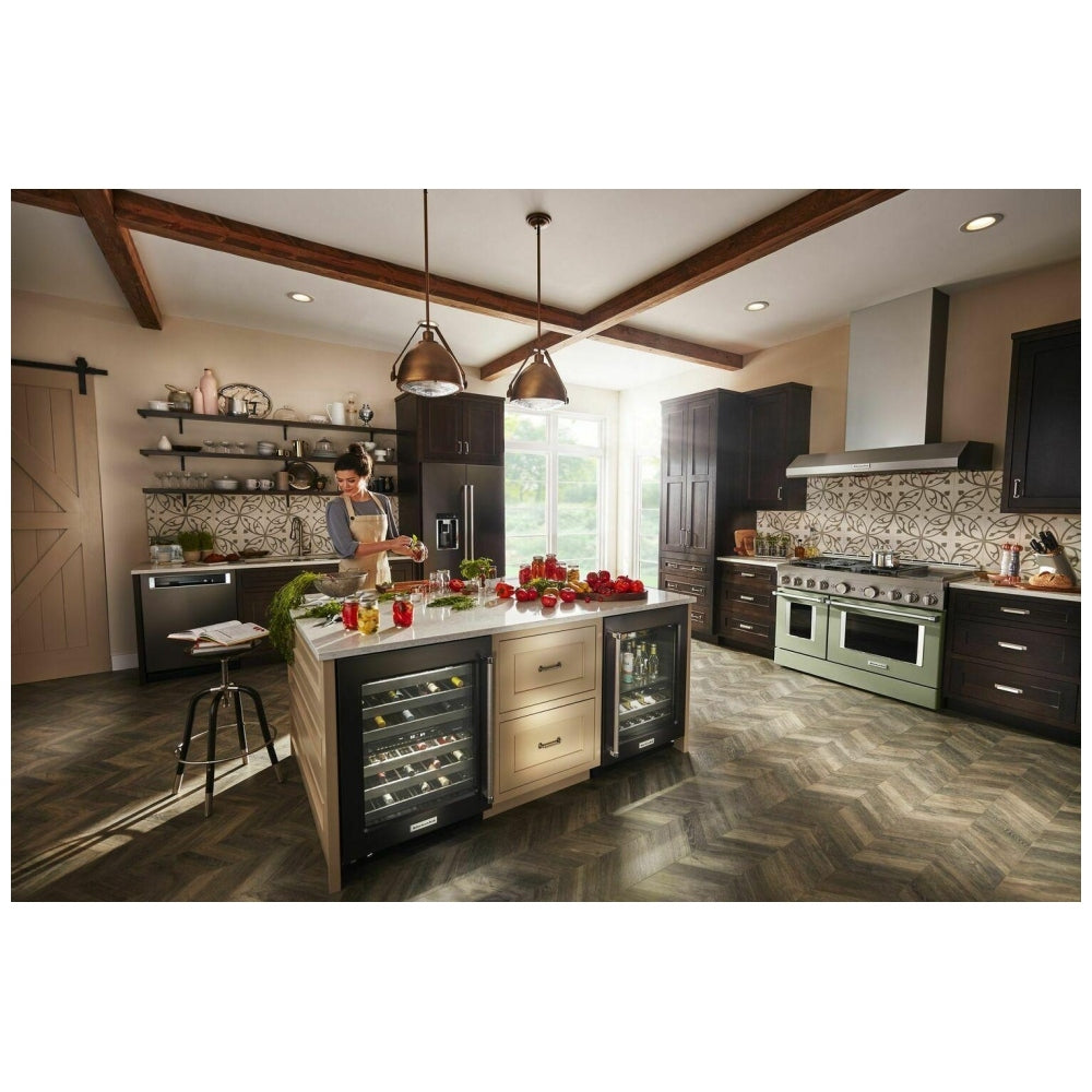 KitchenAid 48 Inch Commercial-Style Wall Mount Range Hood KVWC958KSS