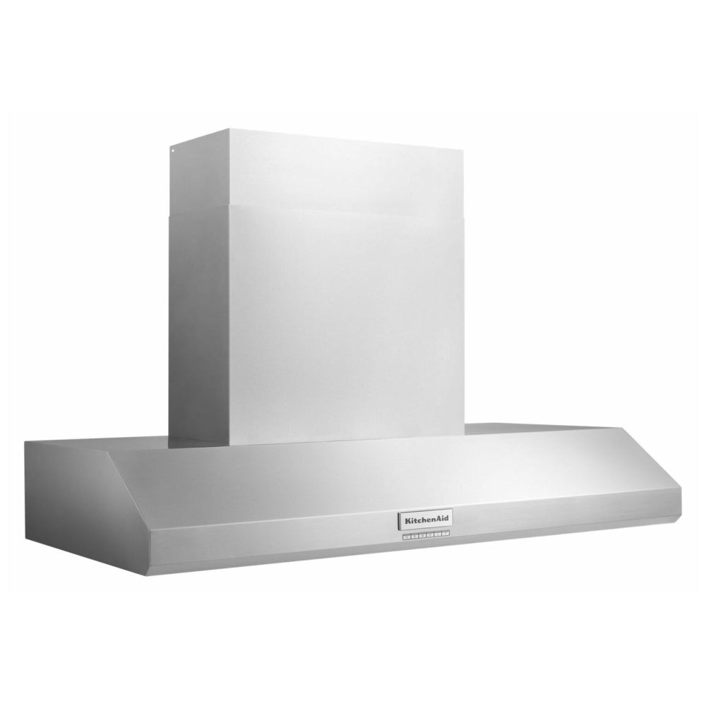 KitchenAid 48 Inch Commercial-Style Wall Mount Range Hood KVWC958KSS - Open Box