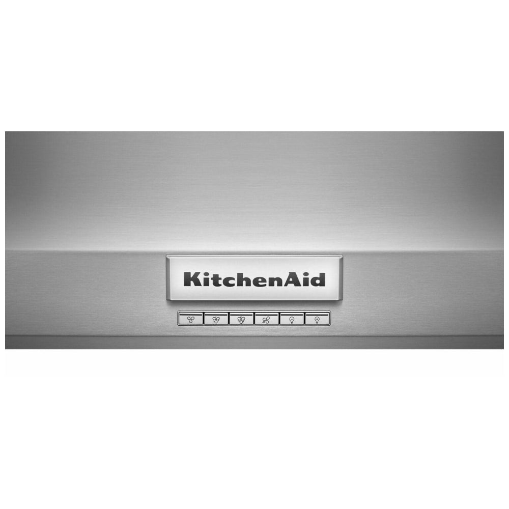 KitchenAid 48 Inch Commercial-Style Wall Mount Range Hood KVWC958KSS - Open Box - Range Hood - KitchenAid