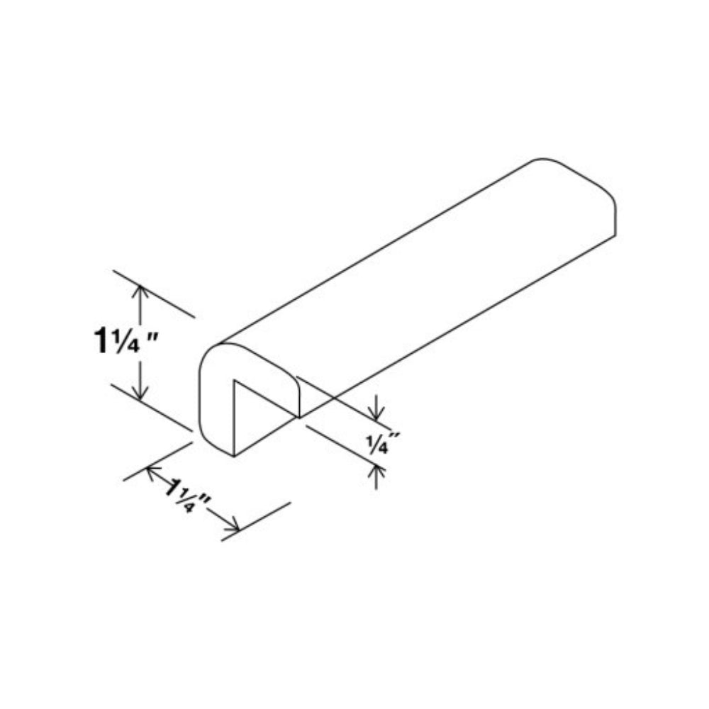 OCM8 Slim Shaker White Outside Corner Moulding