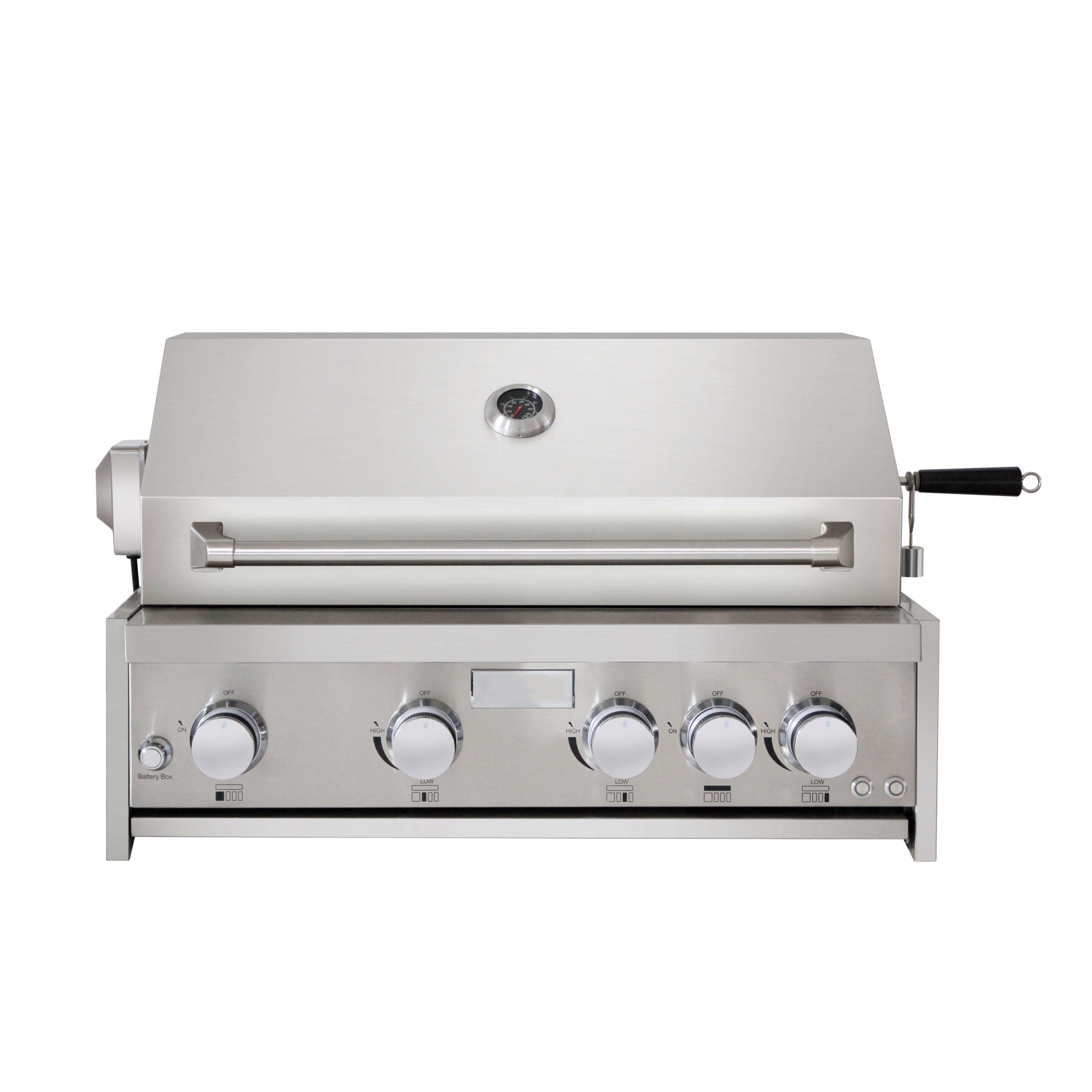 30" 4-Burner Powerful 59000 BTUs Stainless Steel Gas BBQ Grill w/ Rotisserie CR04SS304 - RenoShop