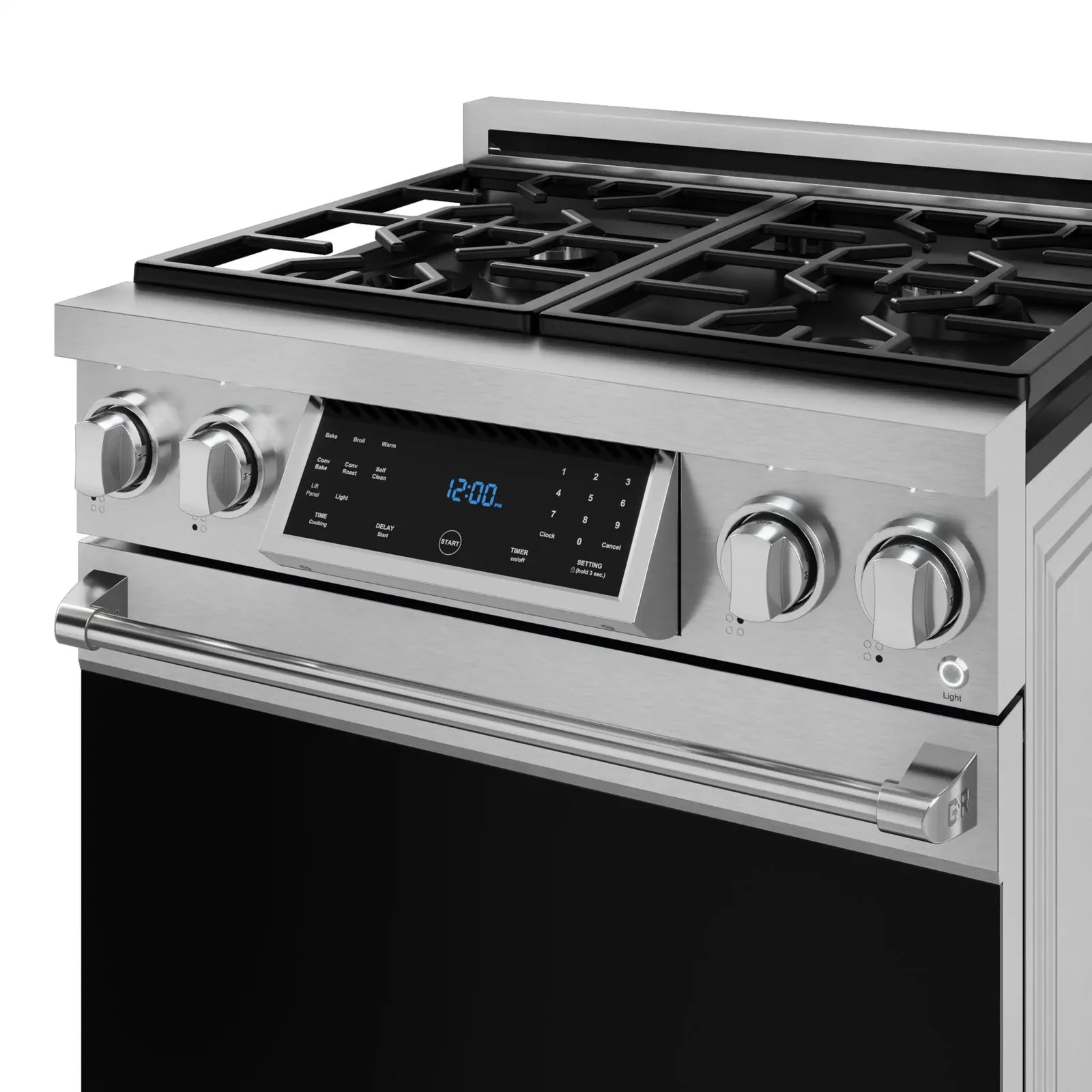 Thor Kitchen Gordon Ramsay Series 30-Inch Professional Liquid Propane/Gas Range with Tilt Panel Touch Control in Stainless Steel RSG30/RSG30LP