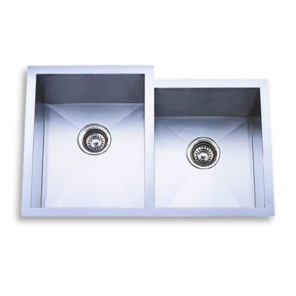 30" x 20" Stainless Steel Double Bowl Undermount Kitchen Sink - SHA126L
