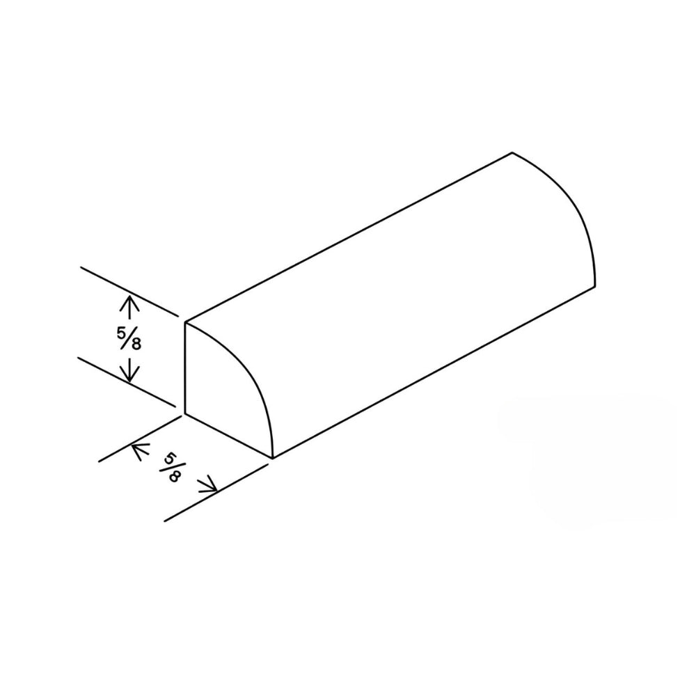 SHM Grey Shaker Shoe Moulding