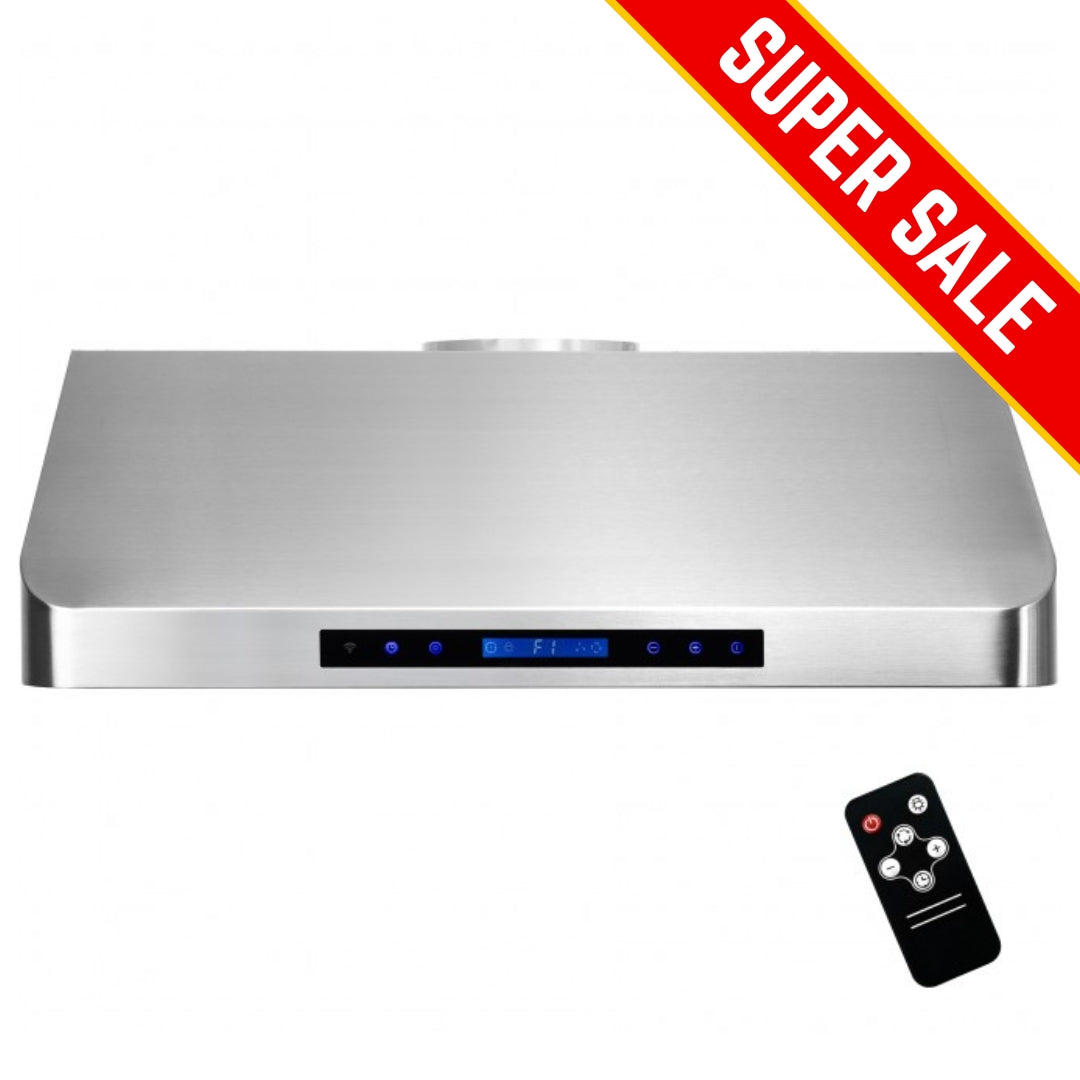 Crown 30 Inch 900 CFM Powerful Under Cabinet Range Hood PRO-R01