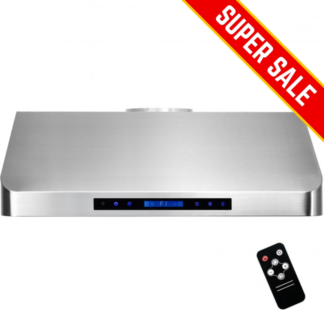 Crown 36 Inch 900 CFM Powerful Under Cabinet Range Hood PRO-R01