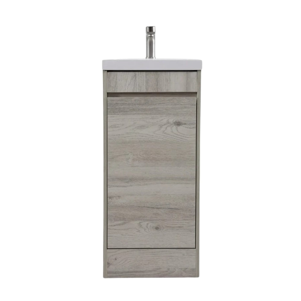 16"x14" Powder Room Vanity With Single Sink and Storage - SV1614