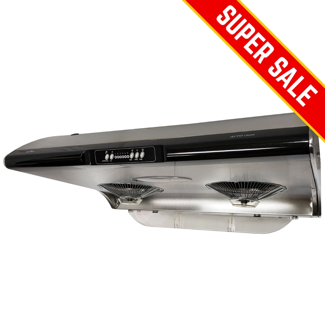 Crown 30" Auto Clean Under Cabinet Range Hood 750 CFM AFG-AC/SS - Range Hood - Crown