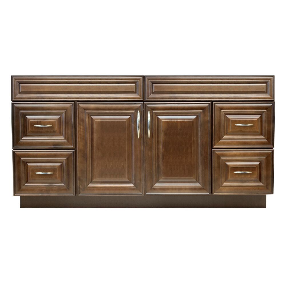 72 inch Solid Wood Single Sink Bathroom Vanity Cabinet Only VSD72D (CLEARANCE SALE)