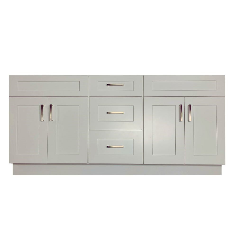 72 inch Solid Wood Double Sink Bathroom Vanity Cabinet Only VSD72DD (CLEARANCE SALE)
