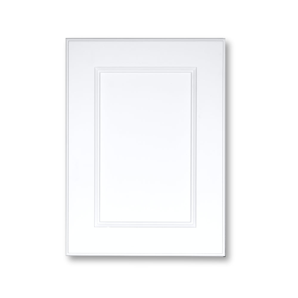 W0930 (DSW) White Double Shaker Solid Wood Wall Kitchen Cabinet
