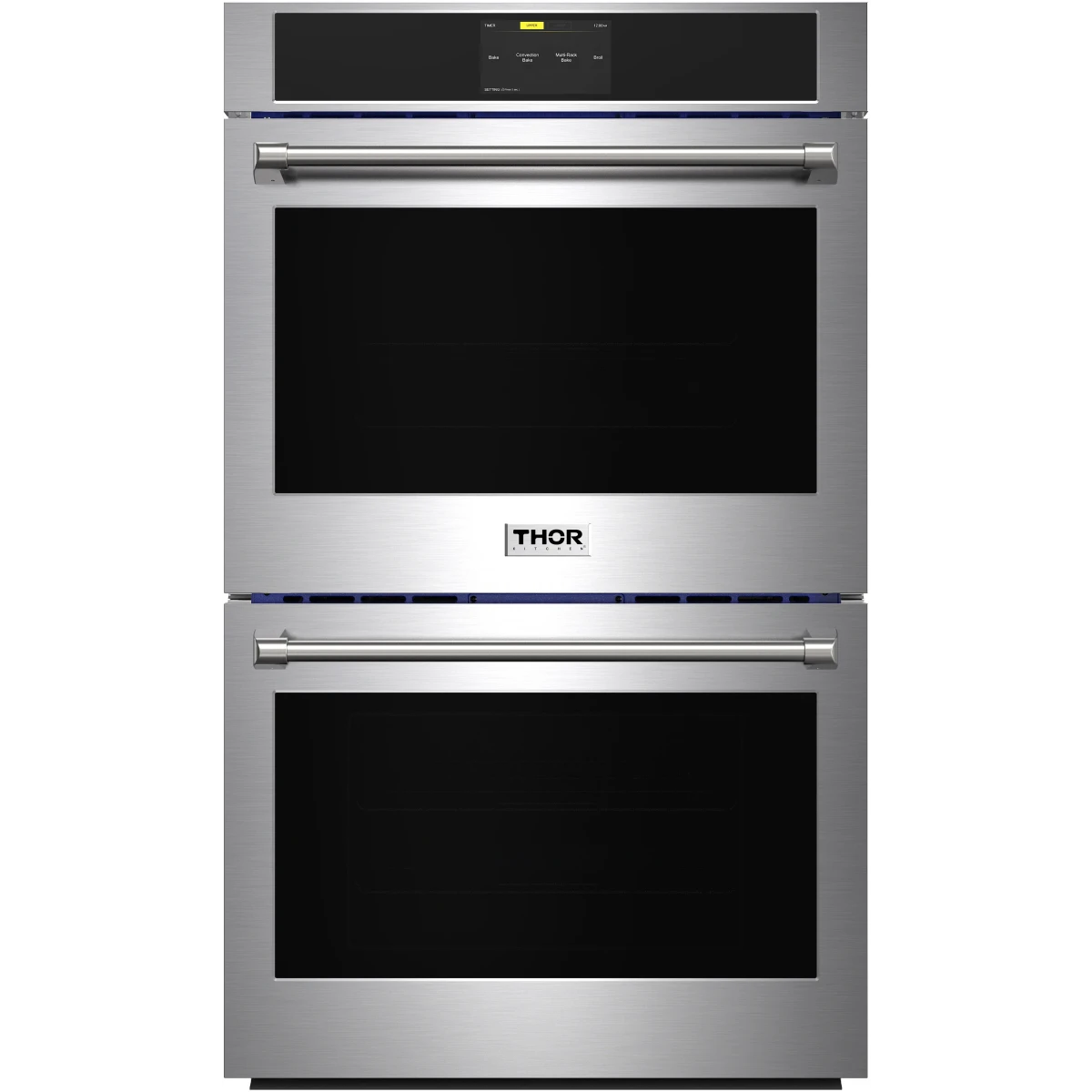 Thor Kitchen 30-Inch Professional Double Wall Oven with Air Fry and Self-Clean in Stainless Steel TEW30ED
