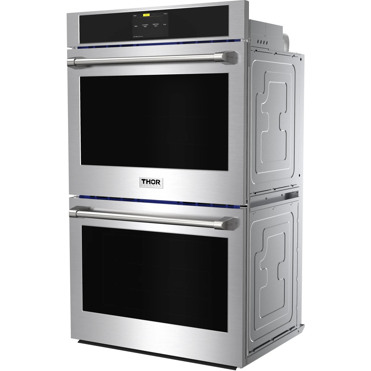 Thor Kitchen 30-Inch Professional Double Wall Oven with Air Fry and Self-Clean in Stainless Steel TEW30ED