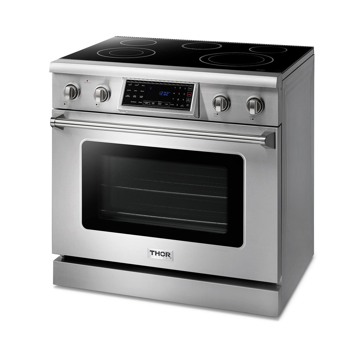 TRE3601 Professional Thor Kitchen 36 Inch Tilt Panel Electric Range Canada - RenoShop