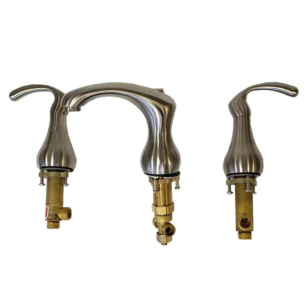 Crown PVD 6701-03 Brushed Nickel Bathroom Faucet - RenoShop