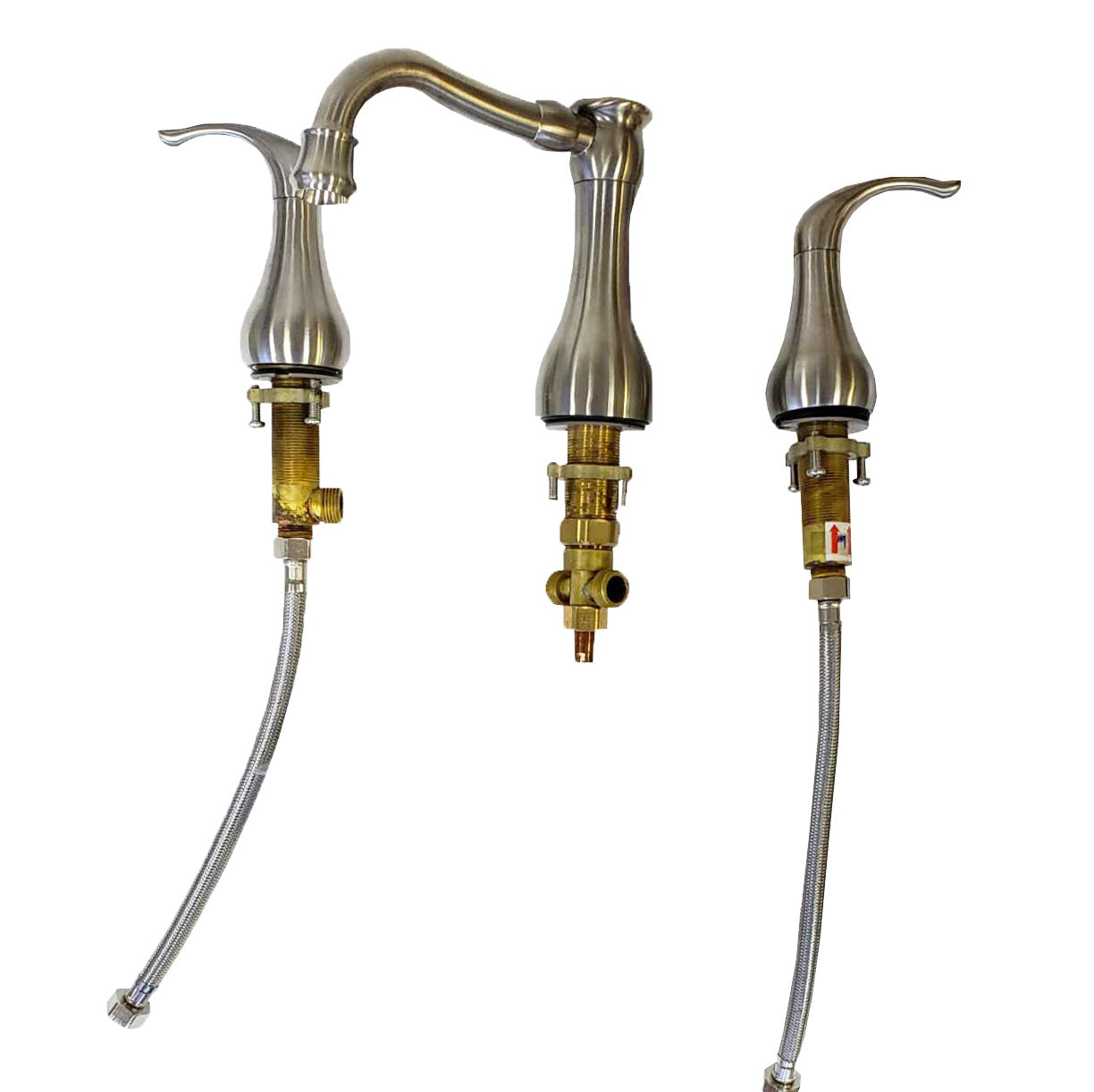 Crown PVD 6891-03 Brushed Nickel Bathroom Faucet - RenoShop