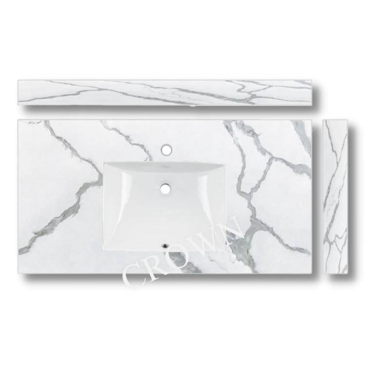 43 inch quartz vanity top