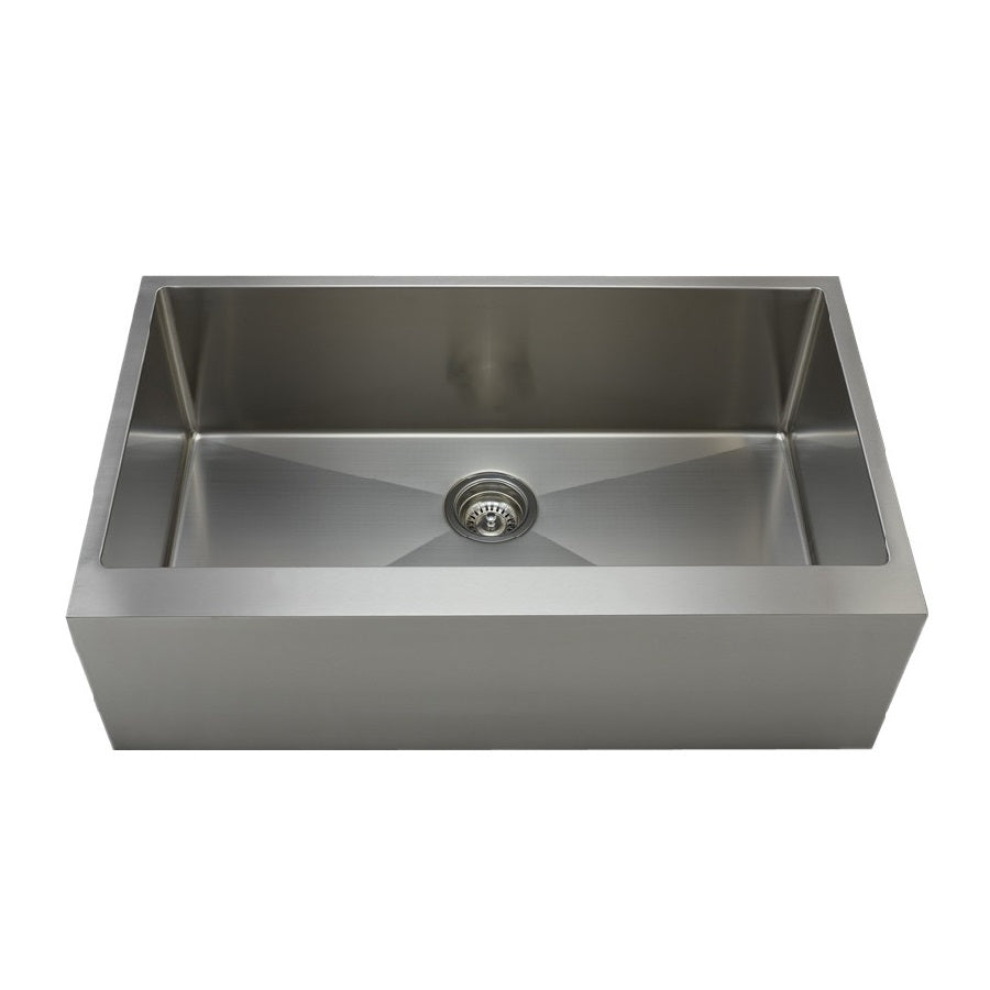 RFD AP3320C Stainless Steel Single Undermount Apron Sink - RenoShop