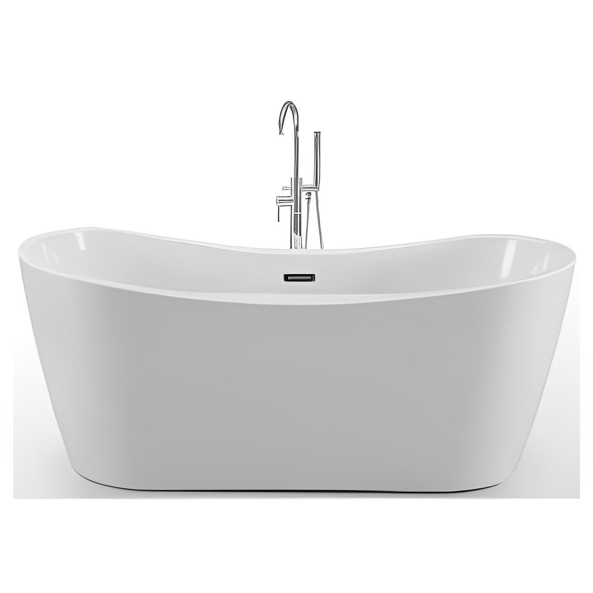 62" Freestanding Tub CM-7107 - RenoShop