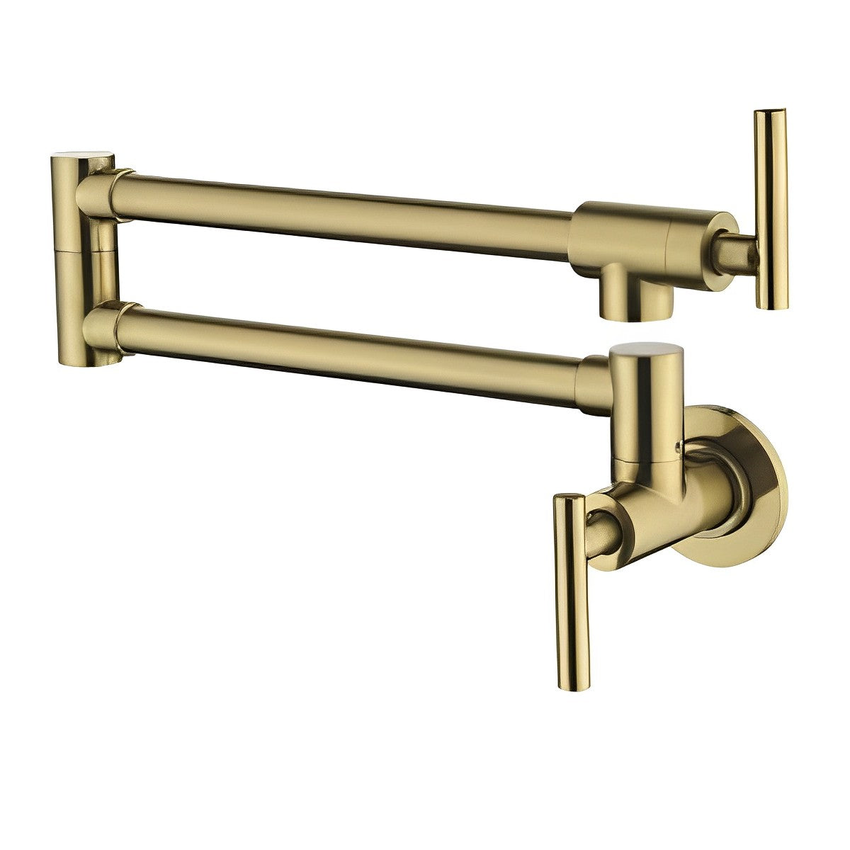 Brushed Gold Pot Filler Wall Mount Kitchen Faucet CM2205BG - RenoShop