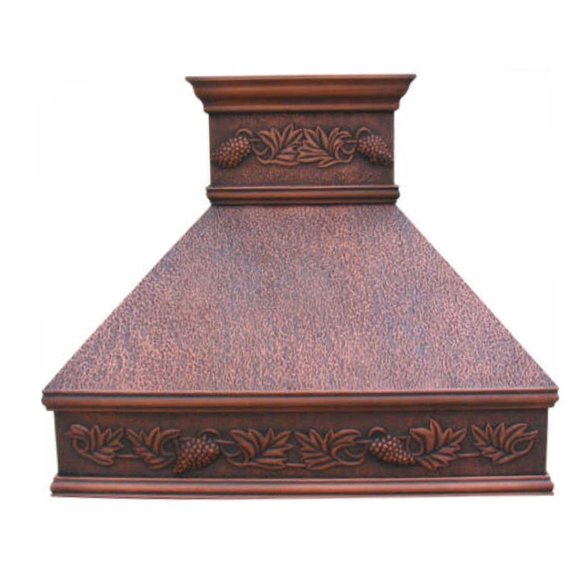 Crown Copper Island Mount Range Hood 009-382432-HO-CES - RenoShop