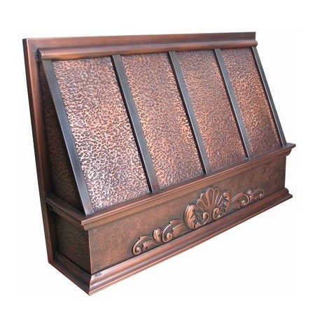 Crown Copper Wall Mount Range Hood 011-36248-HD-CES - RenoShop