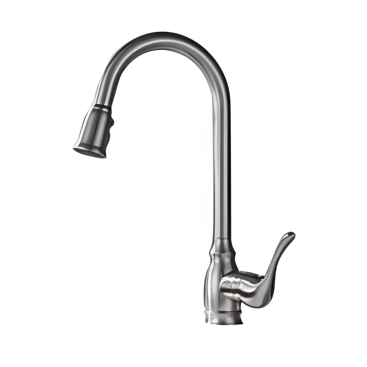 Polished Chrome Single Handle Kitchen Faucet CZ805102PC - RenoShop