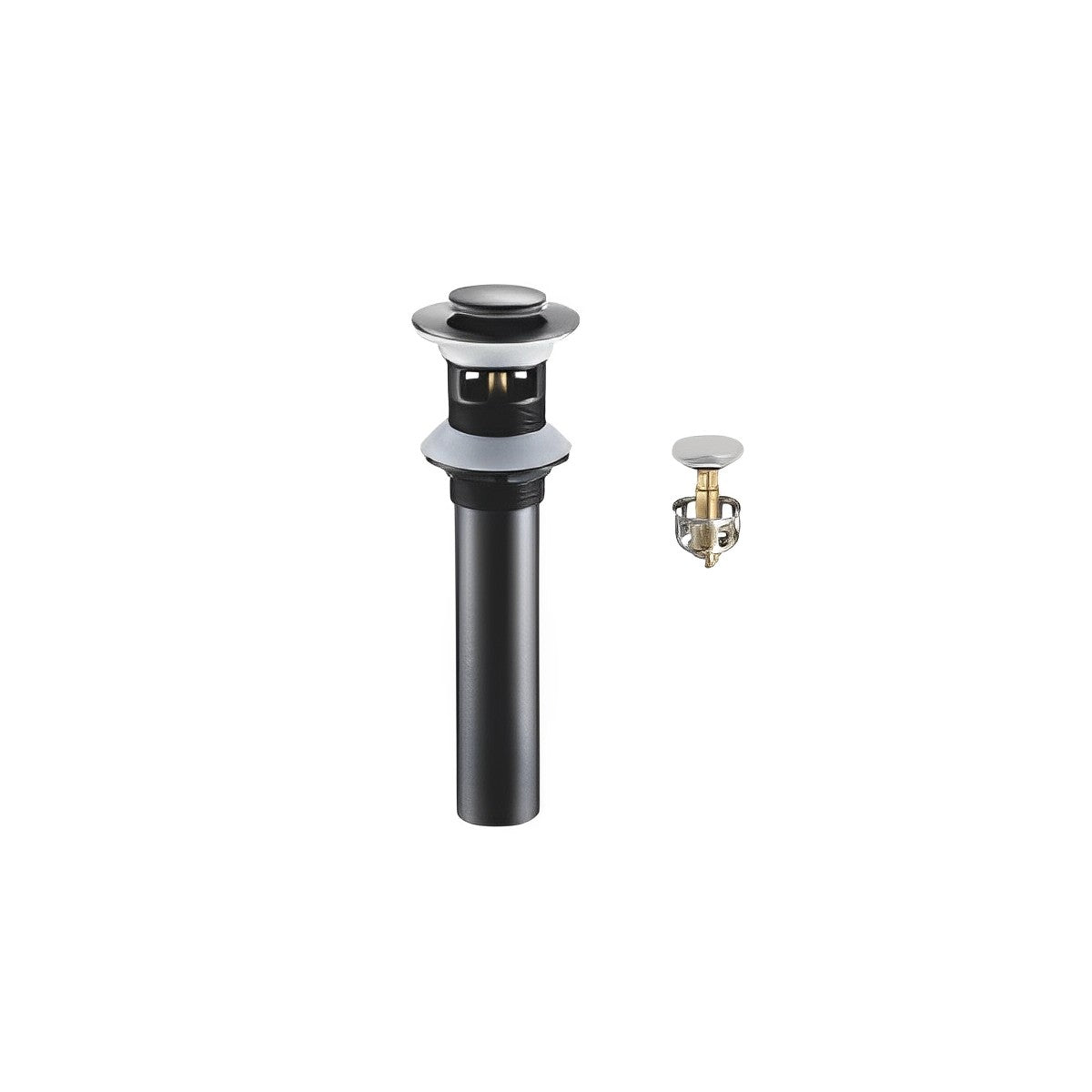 Matte Black Vanity Pop-up Drain CZVD-03BL - RenoShop