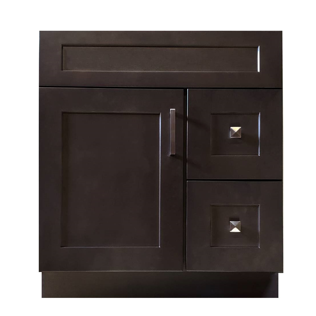Crown VSD30R 30" Solid Wood Bathroom Vanity with Quartz Top & Sink - RenoShop