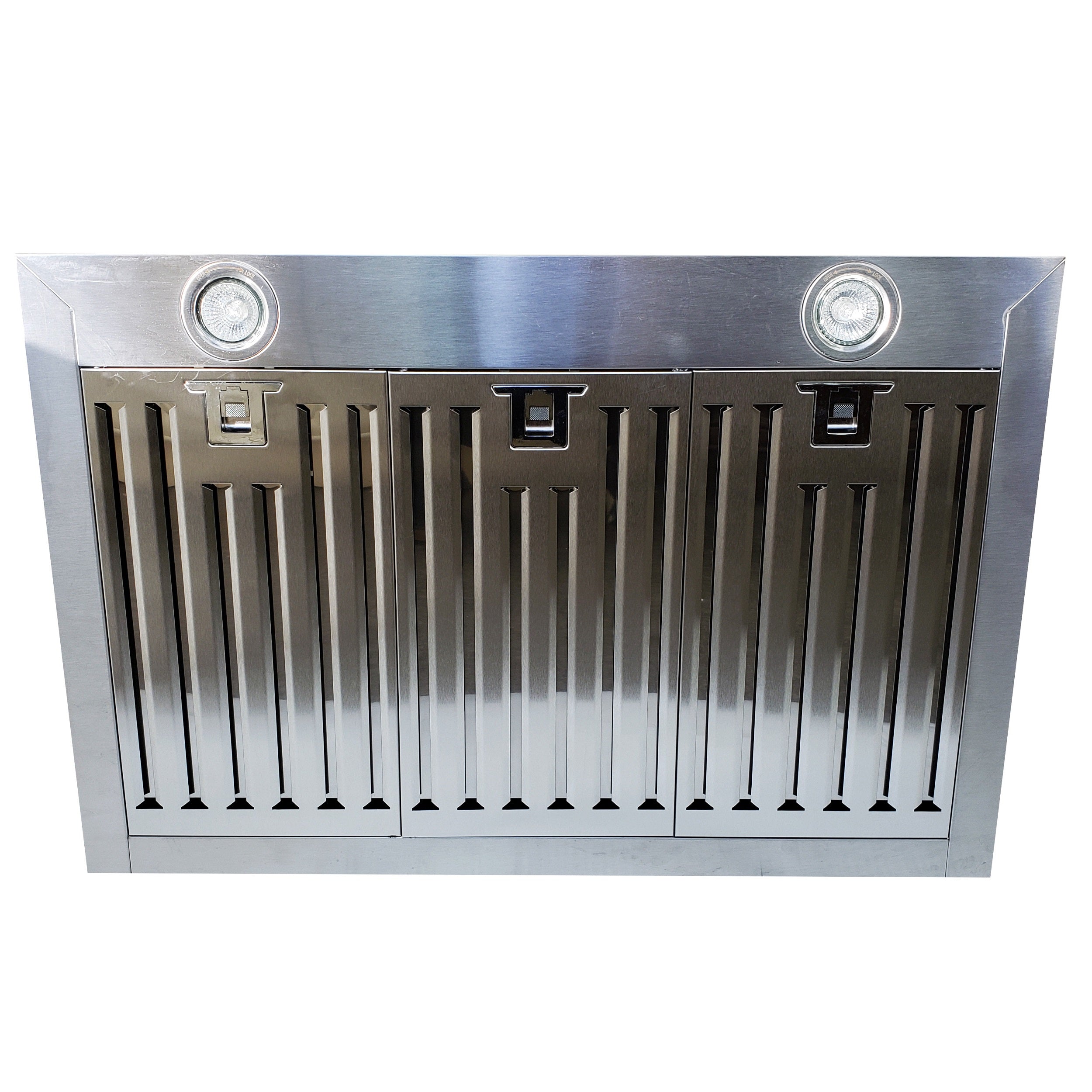 Crown PRO-Z01/I/36 Professional 36" Stainless Steel Silver Island Mount Range Hood - RenoShop
