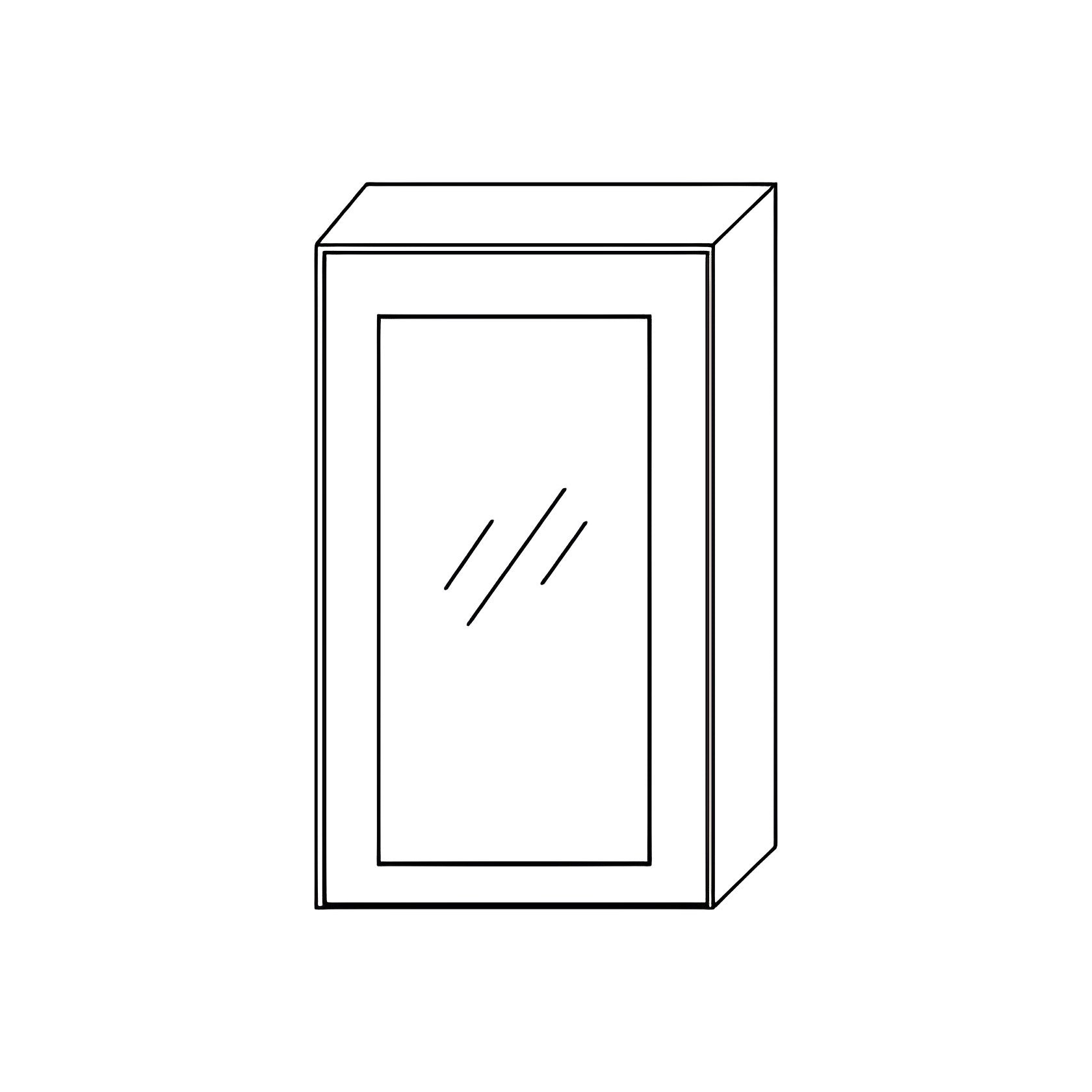 Grey Shaker Wall Cabinet