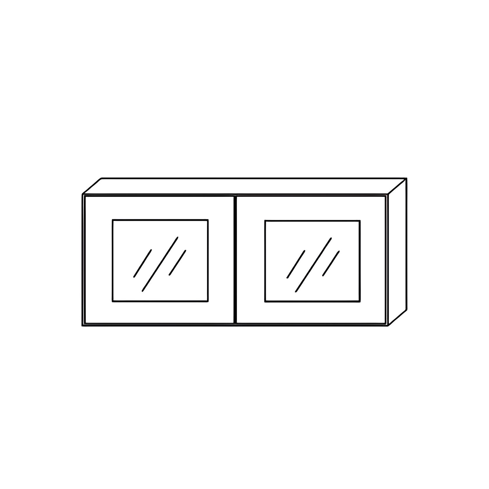 White Shaker Wall Cabinet