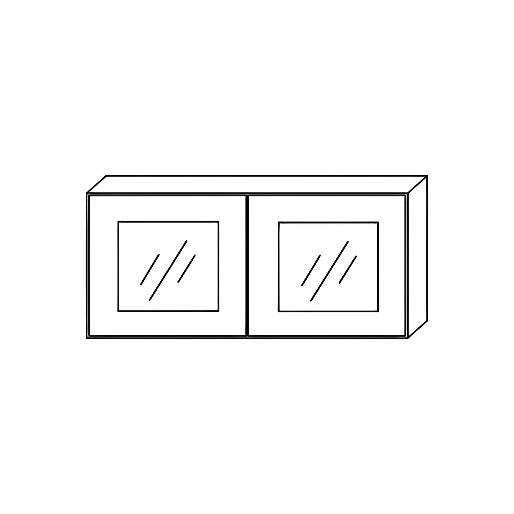 White Shaker Wall Cabinet