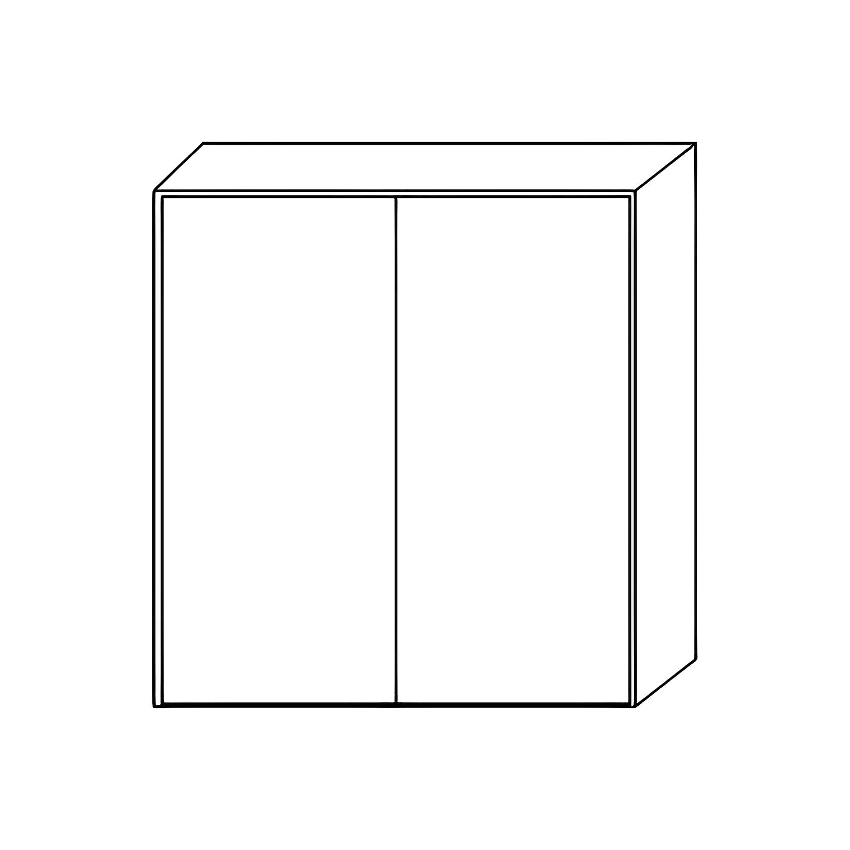 Matte Grey Wall Cabinet