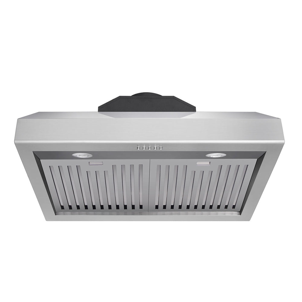 30 Inch Professional Under Cabinet Range Hood, 11 Inches Tall in Stainless Steel TRH3006 - RenoShop