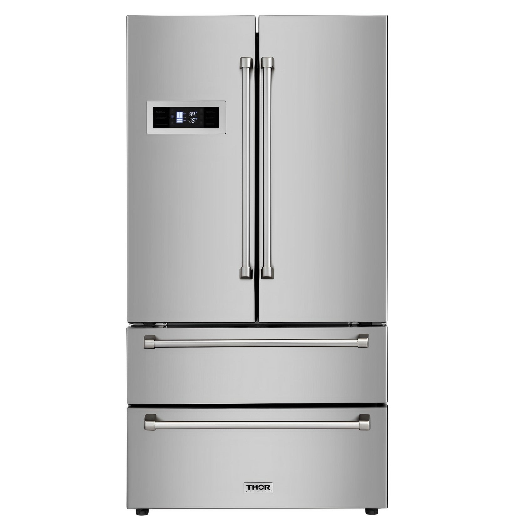 Thor Kitchen 36 Inch French Door Refrigerator HRF3601F Counter Depth Stainless Steel Canada - RenoShop