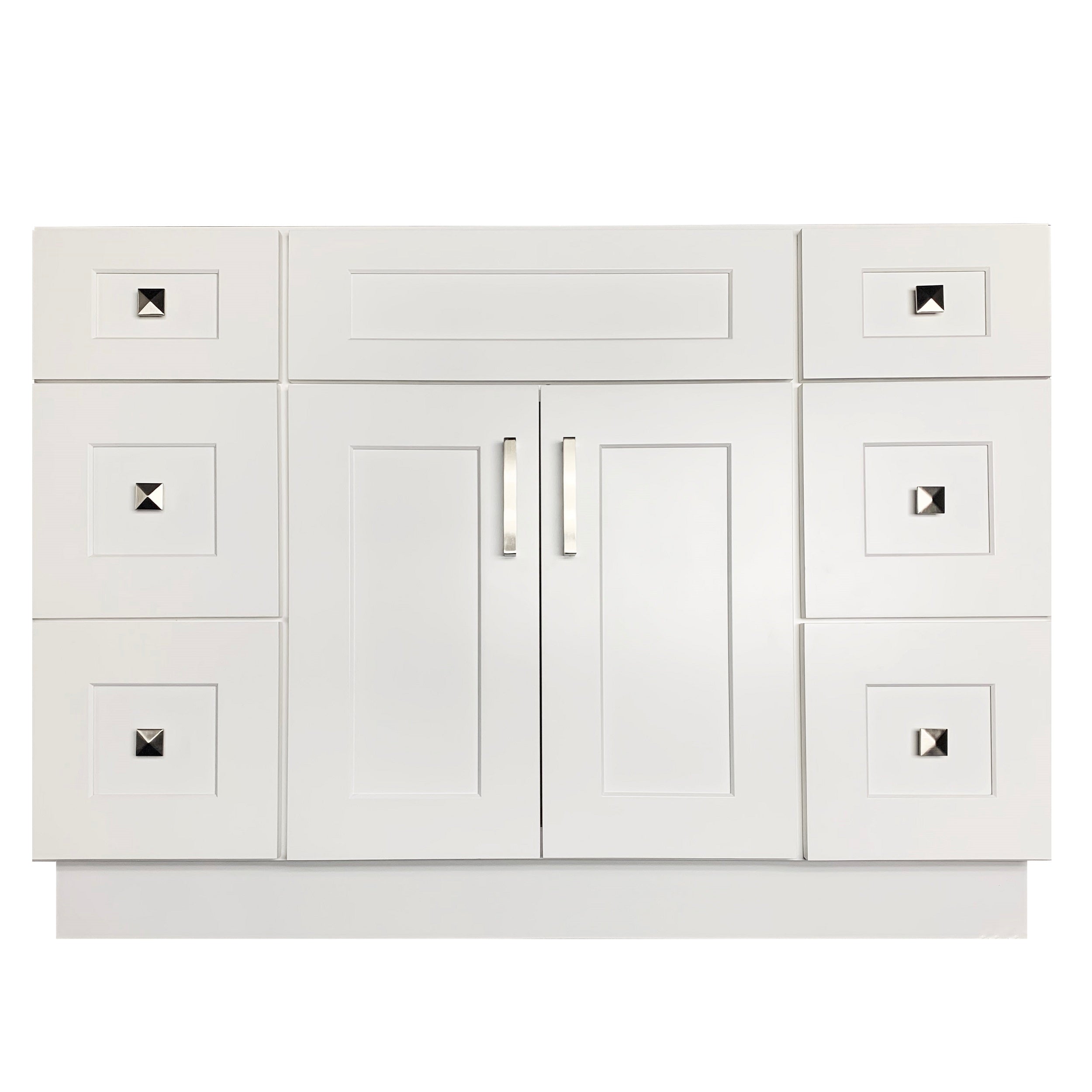 48 inch Solid Wood Bathroom Vanity with Quartz Top & Sink VSD48 - RenoShop Canada